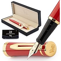 スーパーフライエリートIC 24.5cm 万年筆セット】万年筆3本インクコンバーター筆入れ